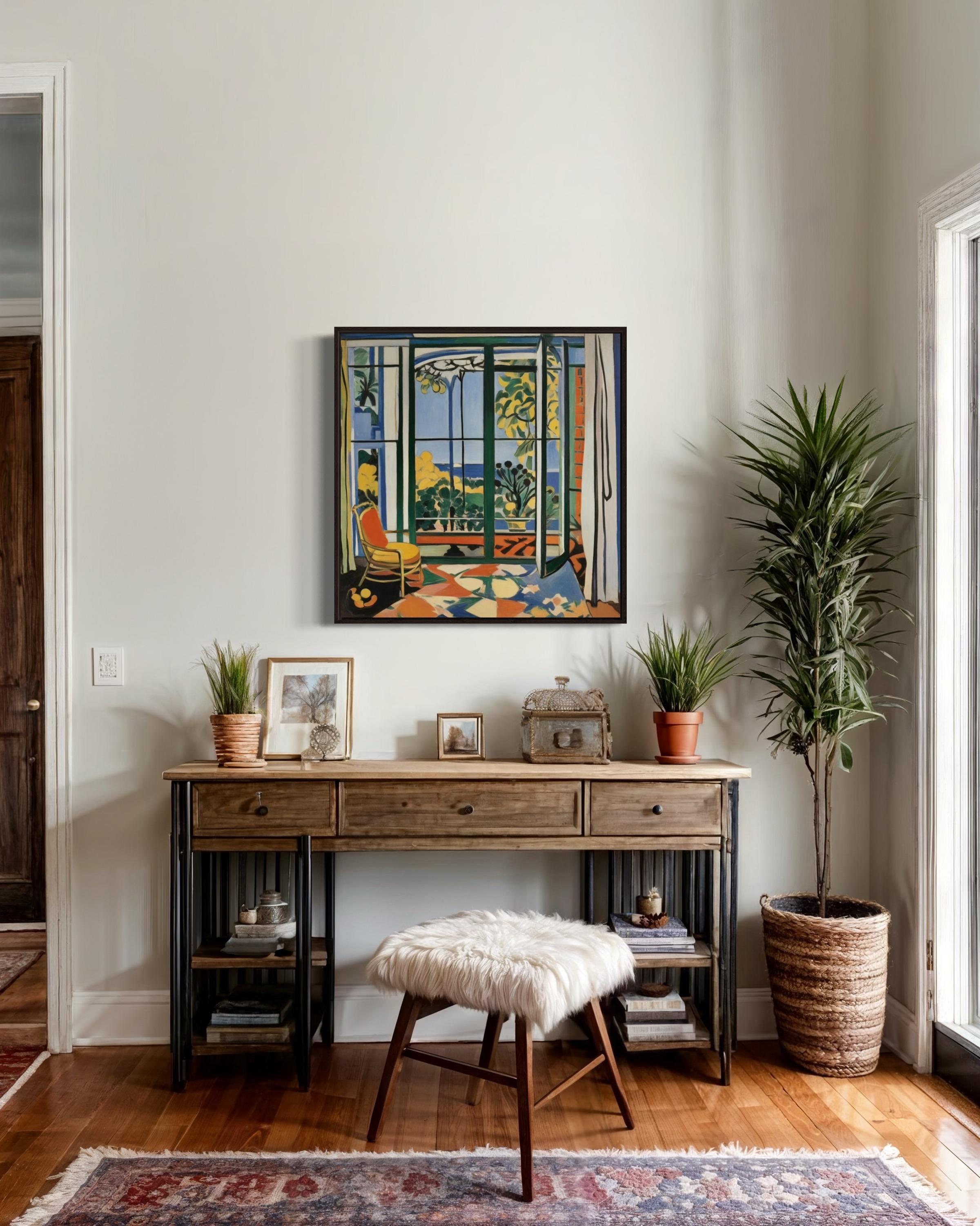 Sol en mi habitación , 70x70cm, impresión sobre lienzo. Edición de 20 piezas - Print Arte pop de Nina Tsoriti