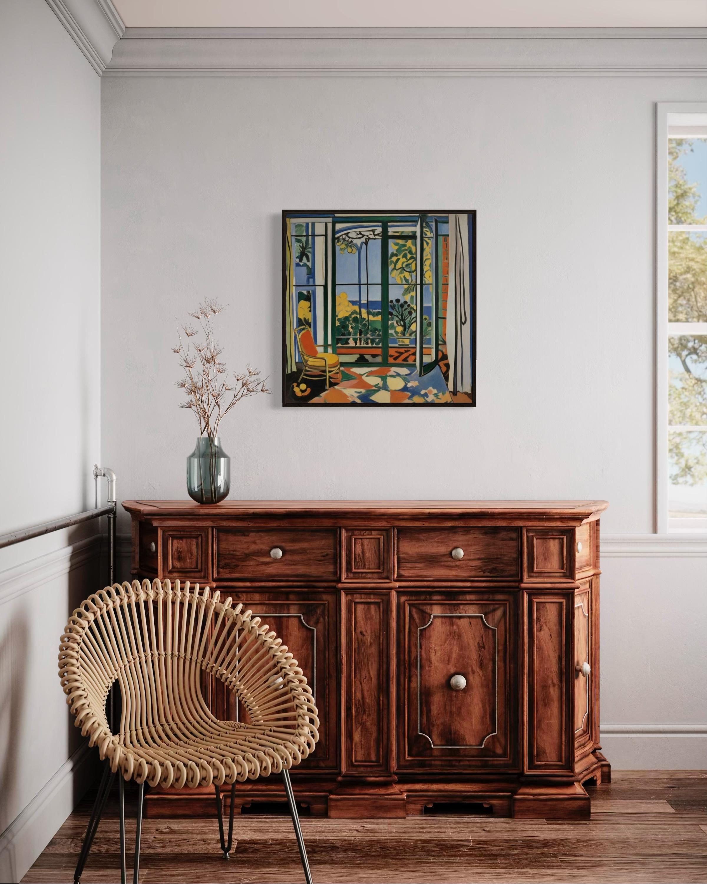 Sol en mi habitación , 70x70cm, impresión sobre lienzo. Edición de 20 piezas en venta 2