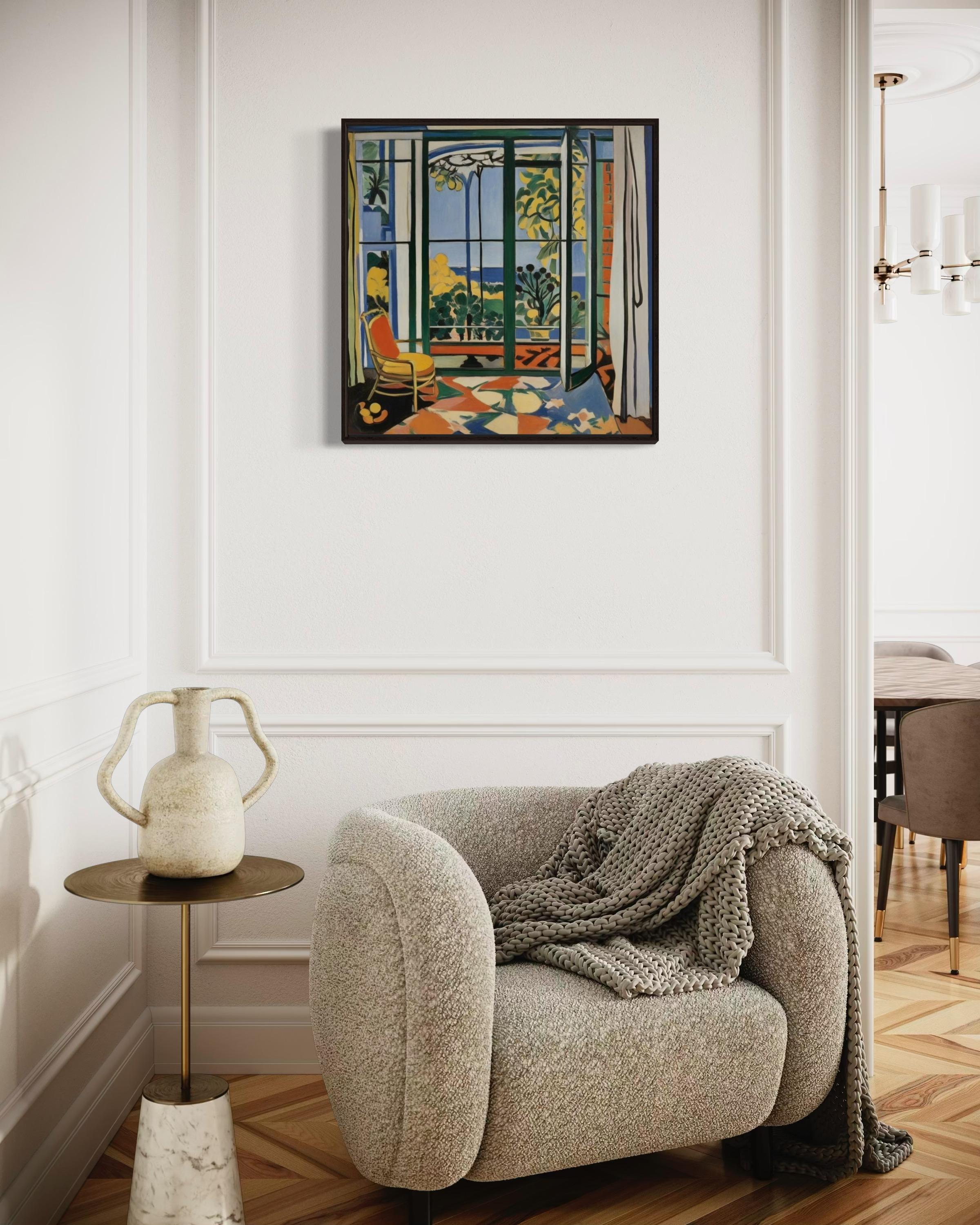 Sol en mi habitación , 70x70cm, impresión sobre lienzo. Edición de 20 piezas en venta 3