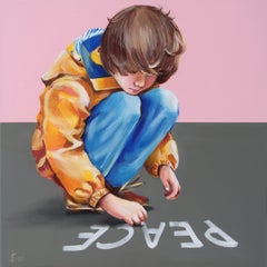 Paz, 40x40cm, acrílico/lienzo