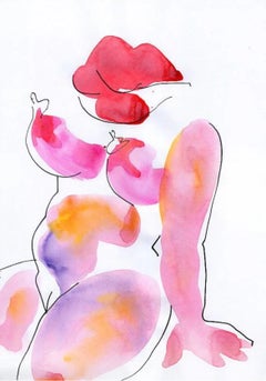 Vacationer, 29.7 x 21 cm, Paper/Watercolor