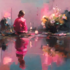 Estanque, 70x70cm, impresión sobre lienzo.Edición de 20 piezas