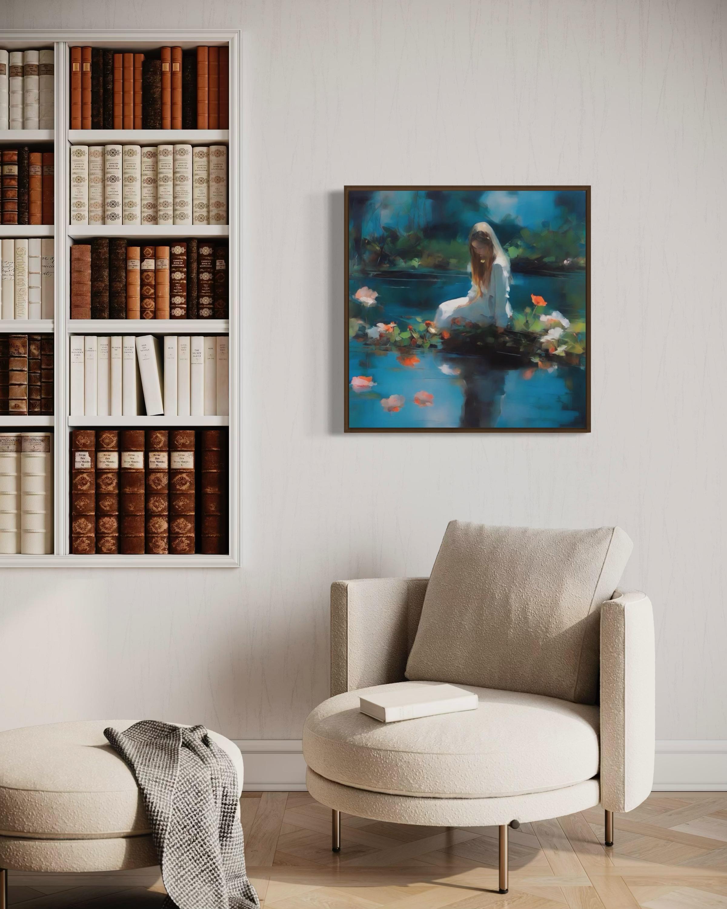 Pond, 70x70cm, print on canvas.Edition of 20 pieces For Sale 2