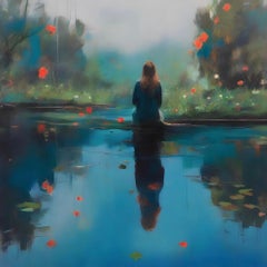 Estanque, 70x70cm, impresión sobre lienzo.Edición de 20 piezas