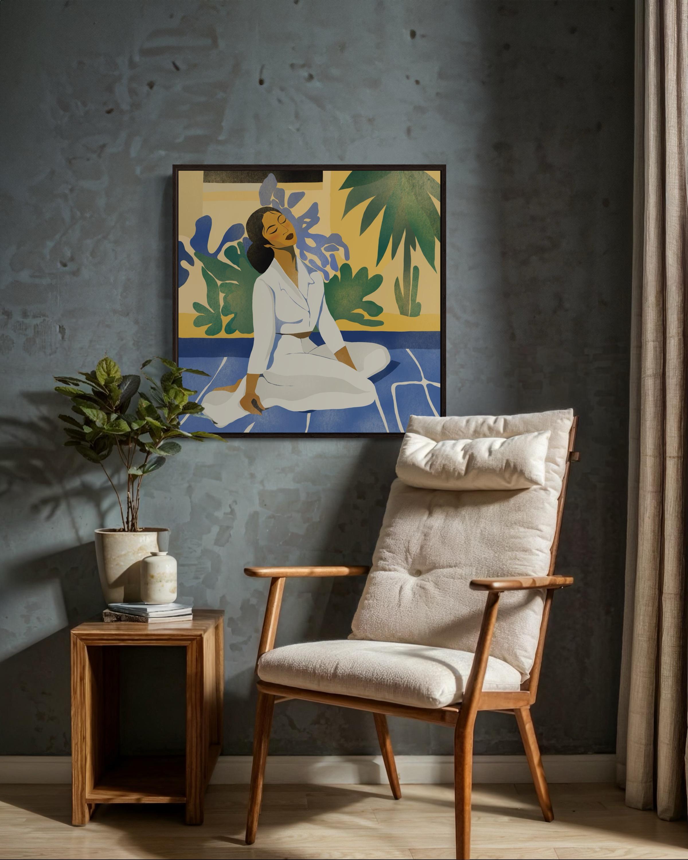 Tempo d'estate , 70x70cm, stampa su tela. Edizione 20 pezzi. in vendita 2