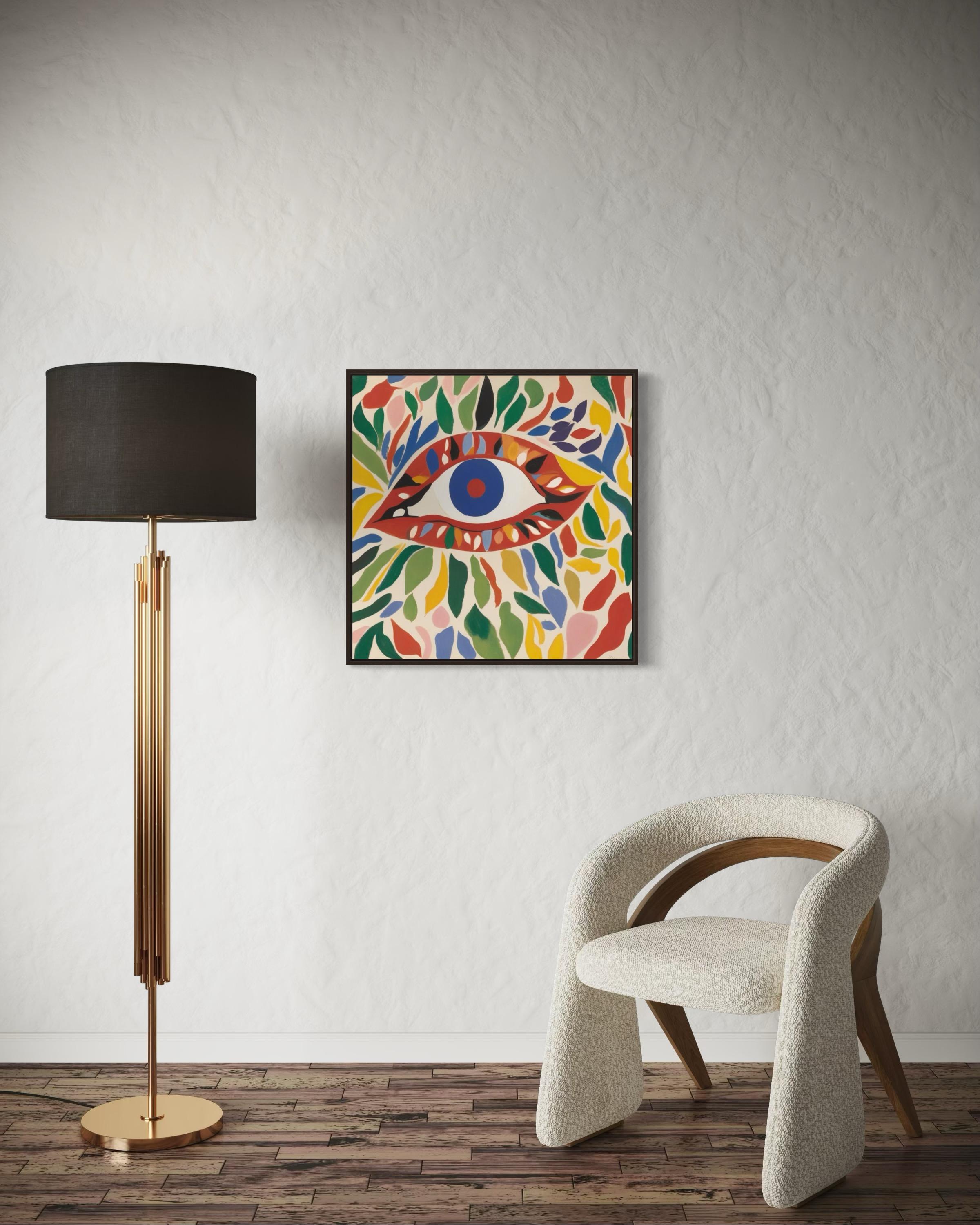 Ritratto di donna, 70x70cm, stampa su tela. Edizione 20 pezzi. in vendita 3