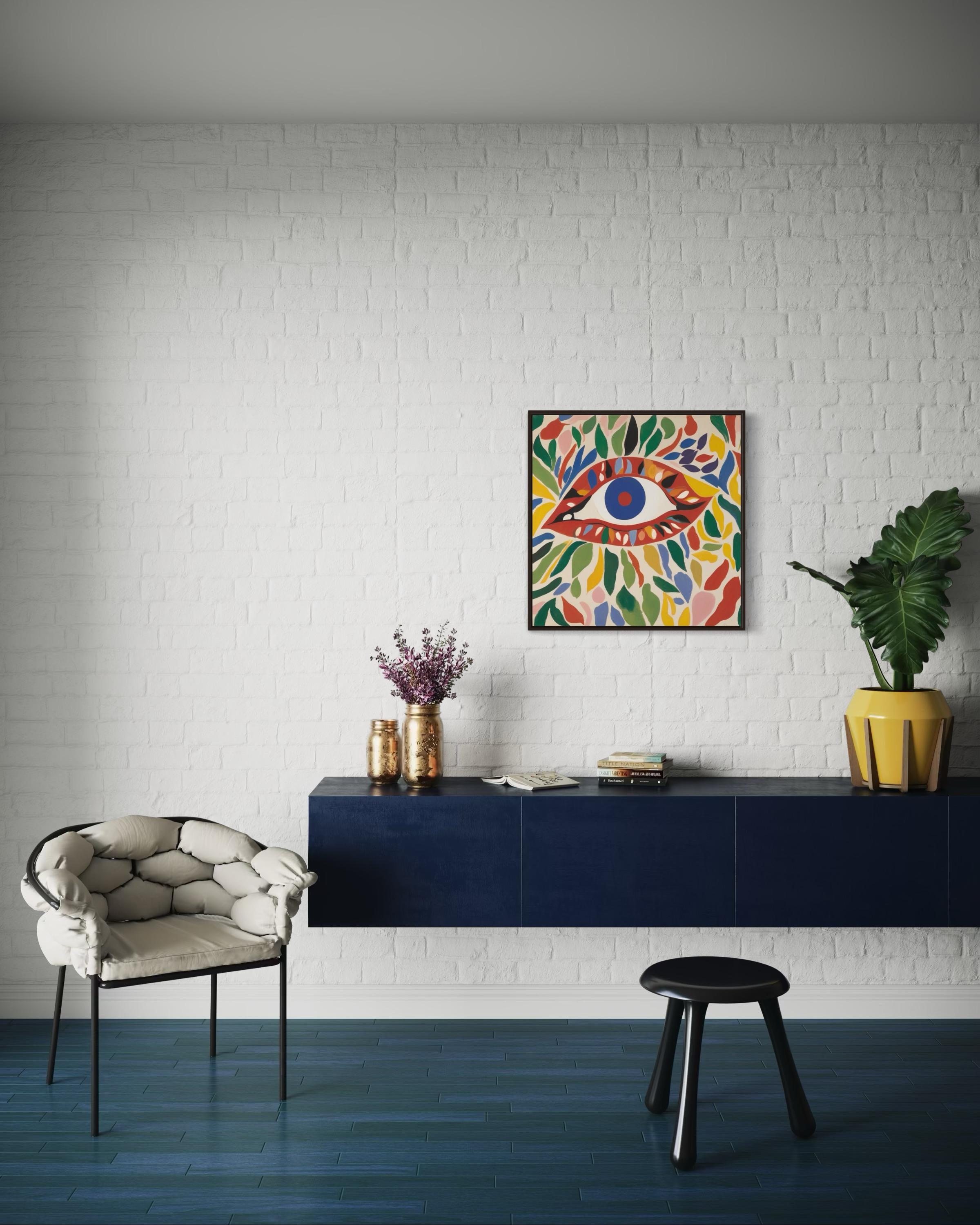 Ritratto di donna, 70x70cm, stampa su tela. Edizione 20 pezzi. in vendita 4