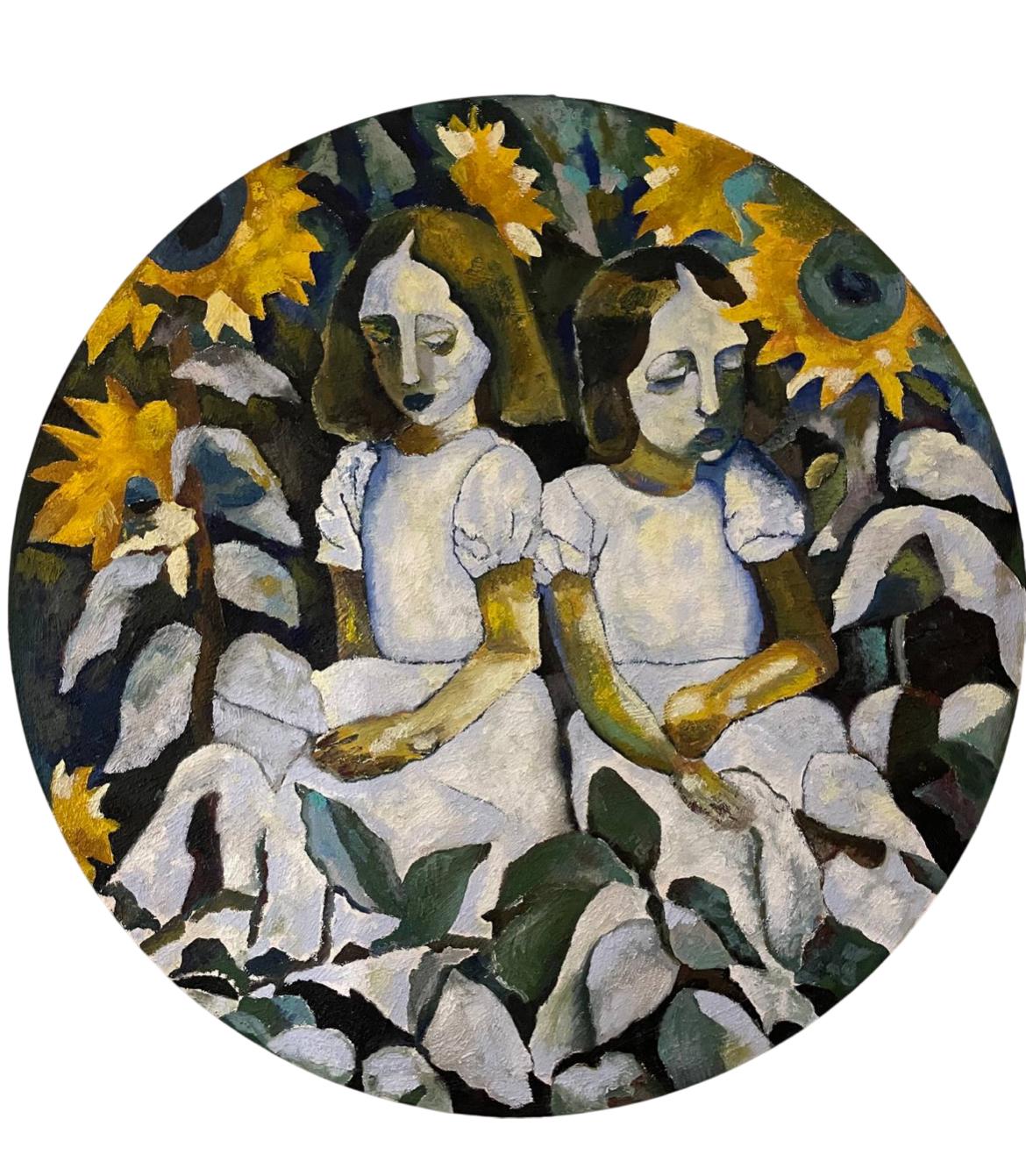 Chiudi gli occhi, 100 cm, Olio, Tela - Painting di Tanya Brodskaya