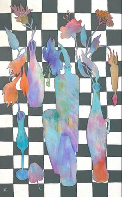 Rhapsodie estivale, 80x50 cm, acrylique sur toile