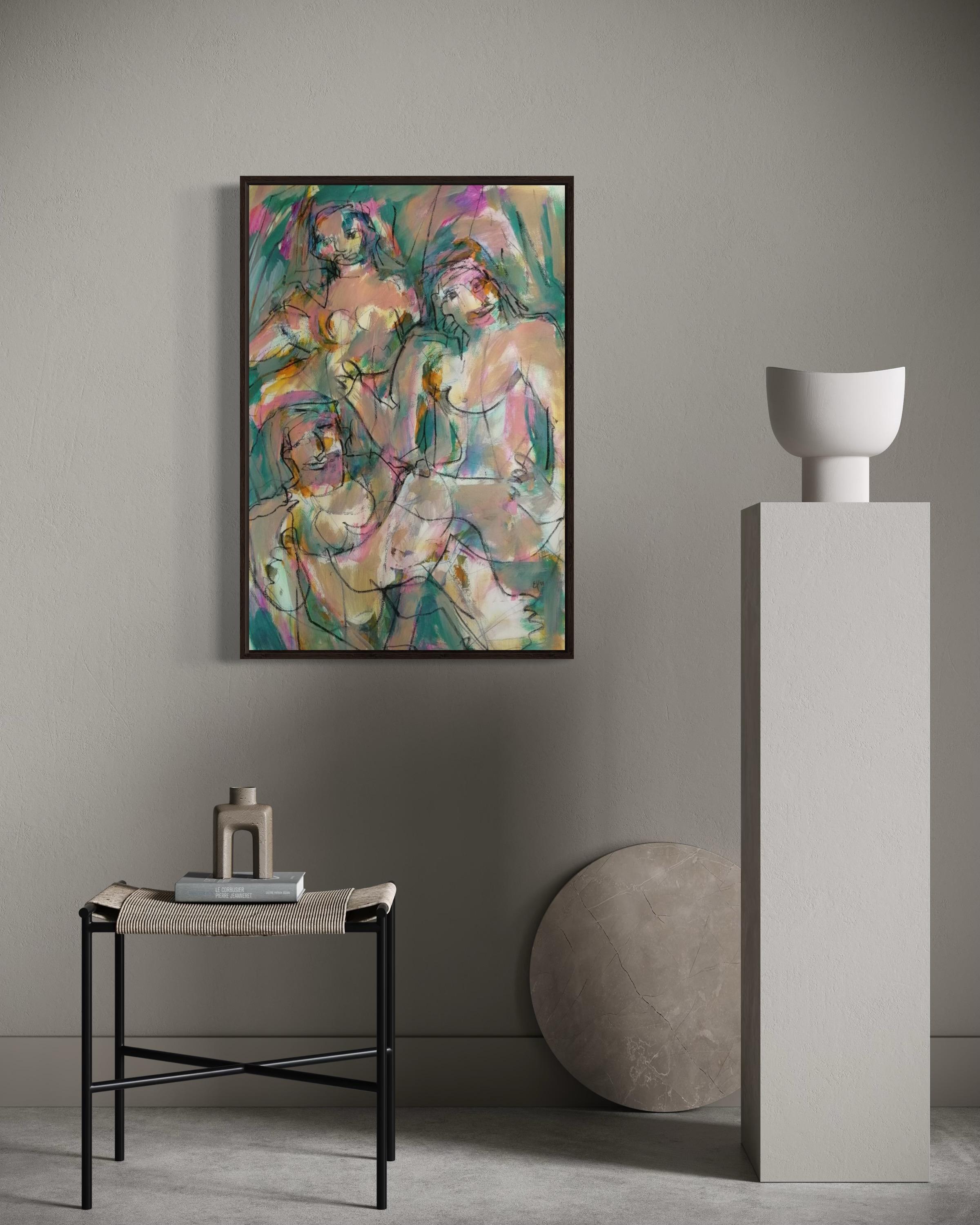 Sin título , 78x54cm, acrílico, papel en venta 2