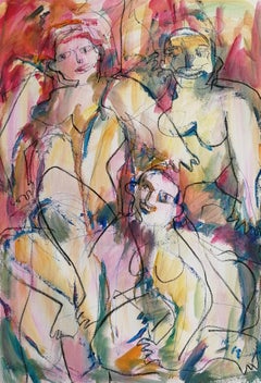 Senza titolo , 78x54cm, acrilico, carta