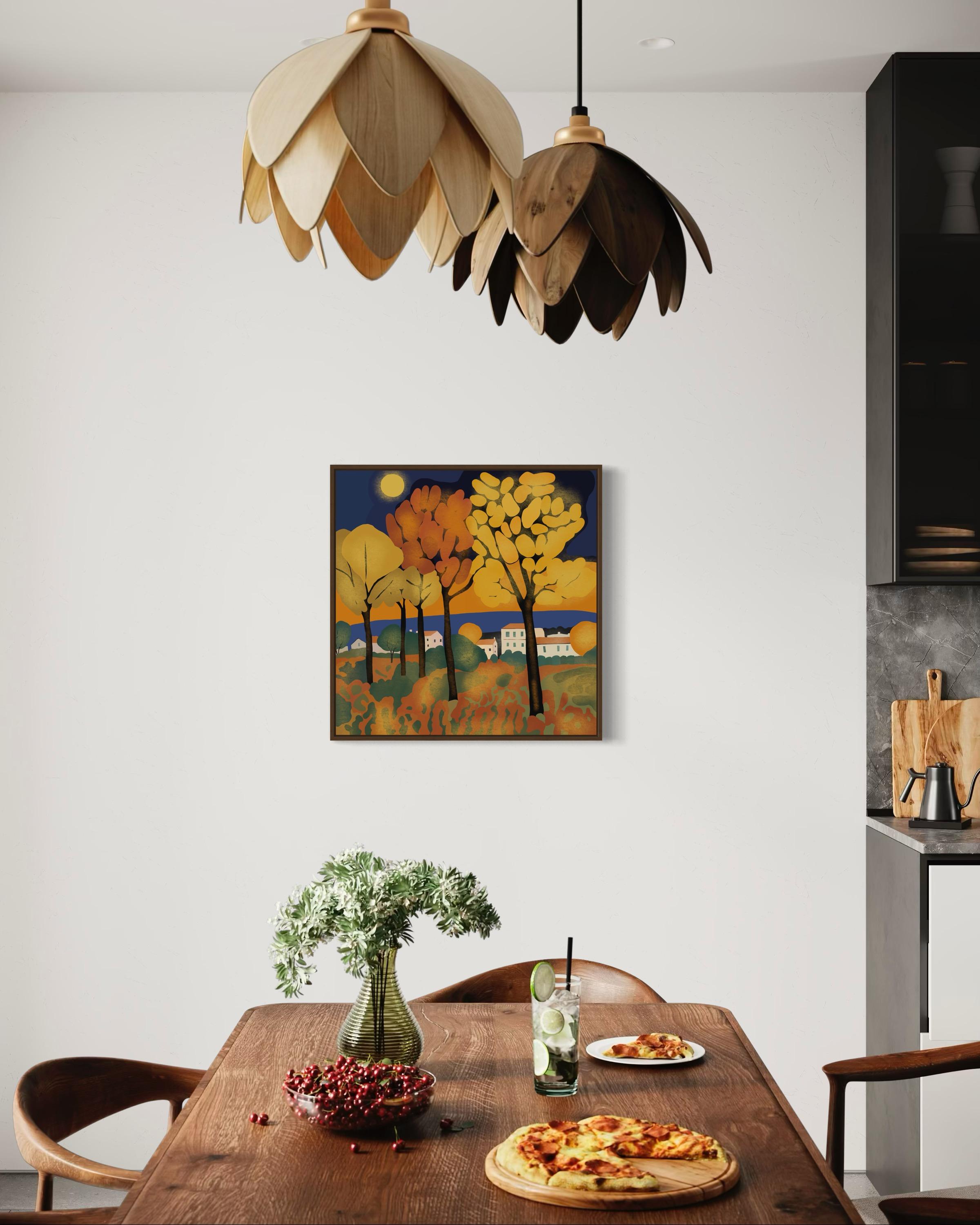 Otoño dorado , 70x70cm, impresión sobre lienzo.Edición 20 uds. en venta 4