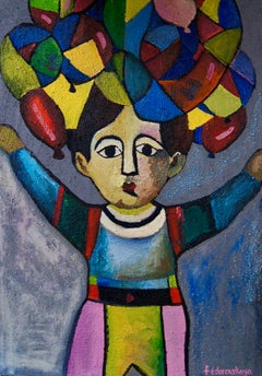 Ci sarà una vacanza, 60x40cm, Olio, Tela, Sabbia