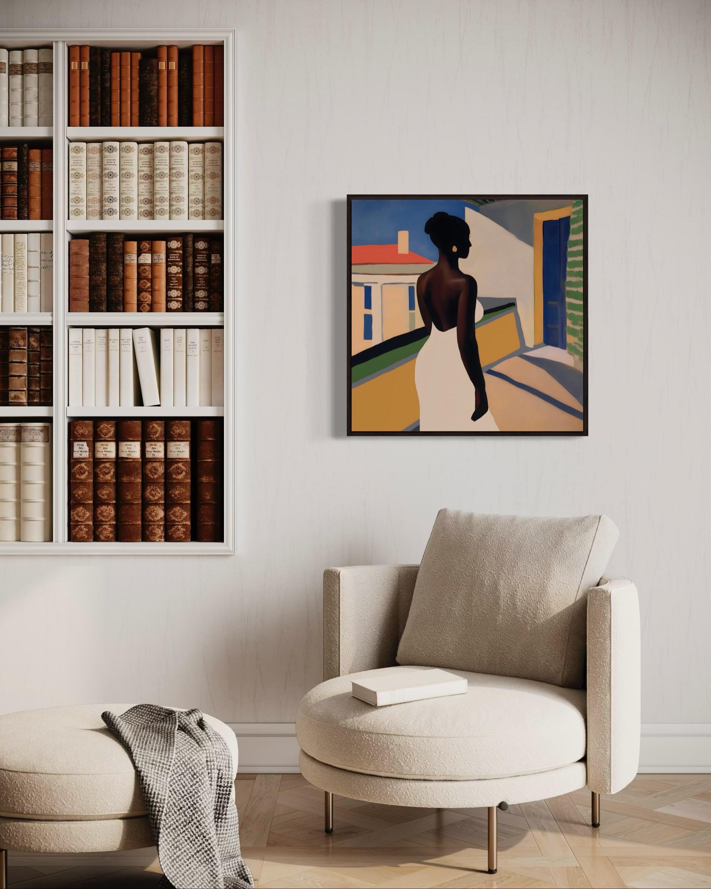Tiempo de verano , 70x70cm, impresión sobre lienzo.Edición 20 uds. - Art Arte pop de Nina Tsoriti