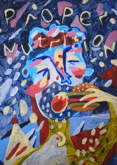 proper nutrition, 59.7 x 42 cm, acrylic on paper