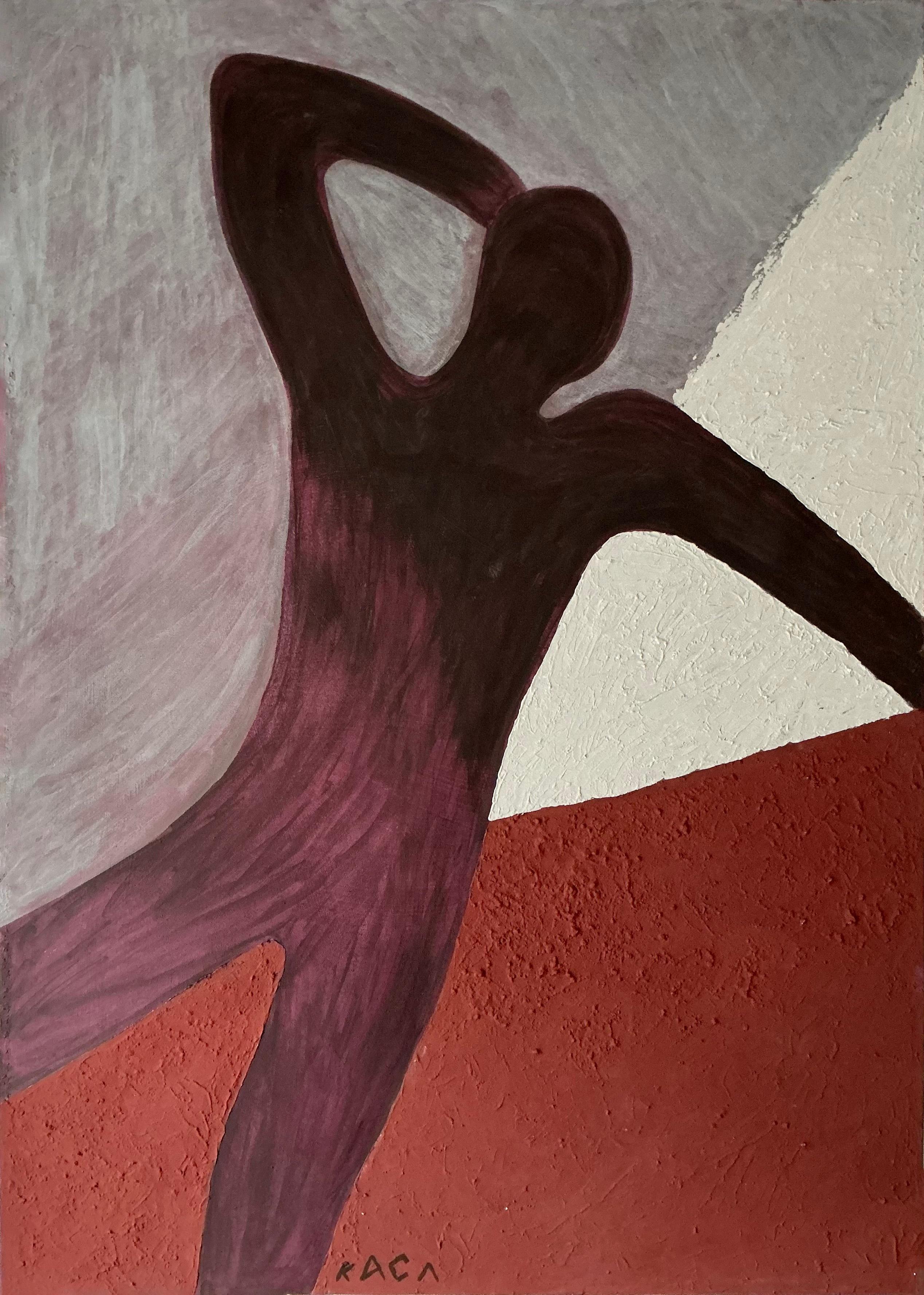 Sussurro del vento. 120x85 cm. Acrilico su tela/ Pasta per texture