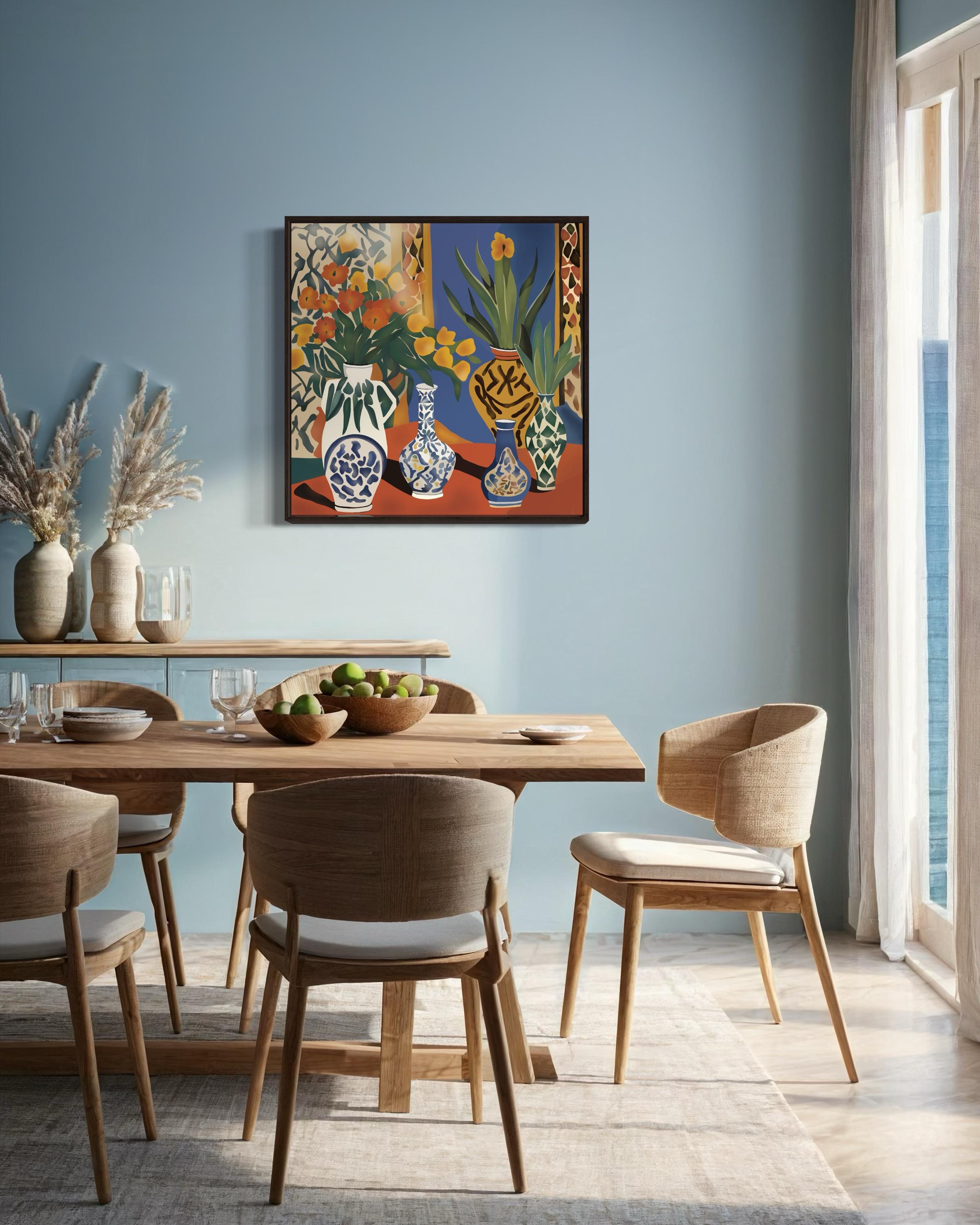 Marruecos , 70x70cm, impresión sobre lienzo.Edición 20 uds. - Print de Nina Tsoriti