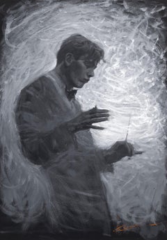CONDUCTOR, 100x70 cm, temple/papel