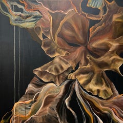 Lush wither, 70x70cm, oil on canvas