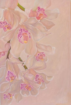 Orquídeas , 120х80 cm, óleo/lienzo