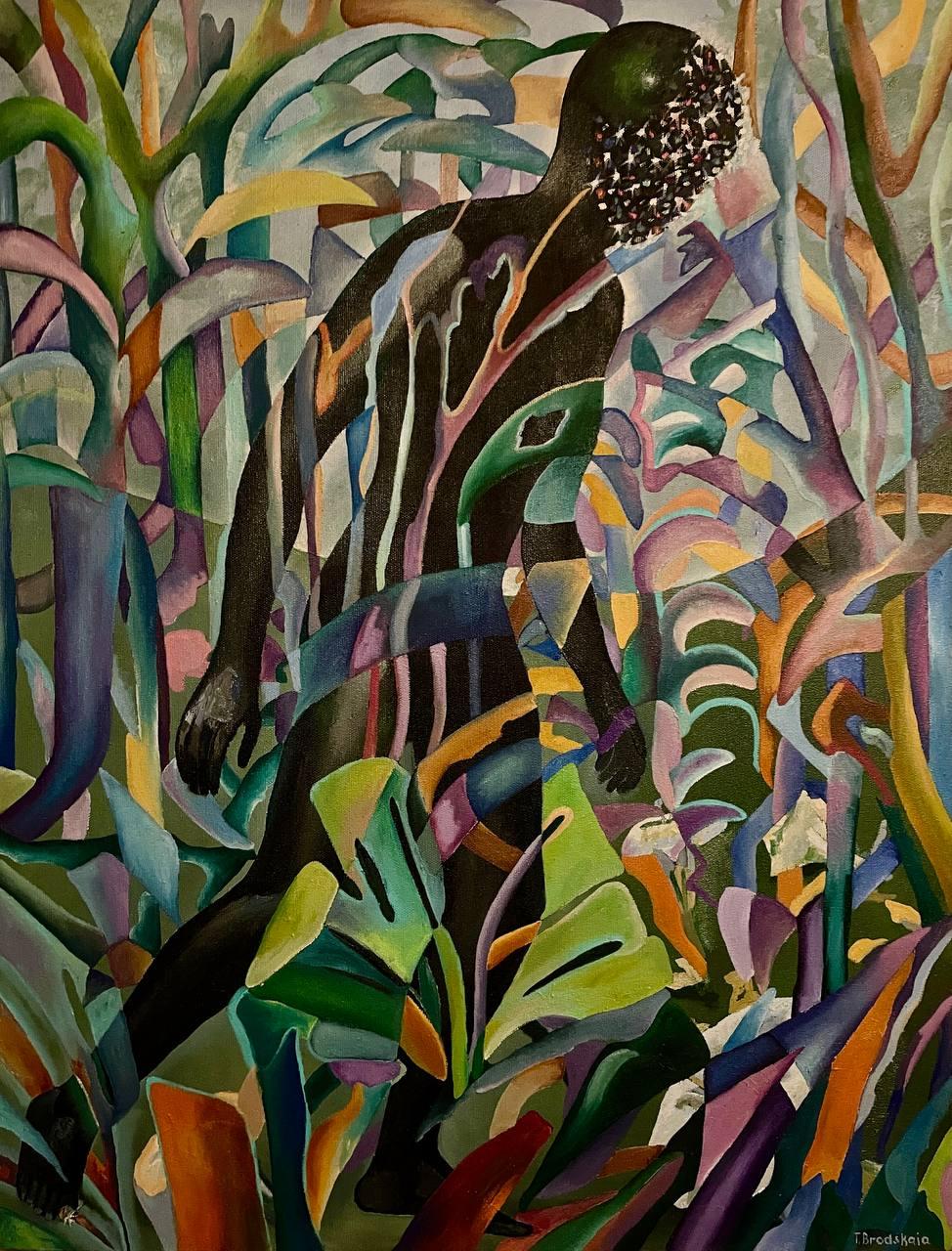 Il mio primo, 130x100cm, Olio/tela - Art di Tanya Brodskaya