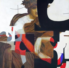 Mnemosyne. 100x100cm, Acryl auf Leinwand