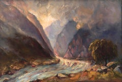 Darial vespertino, 55x80 cm, óleo sobre lienzo