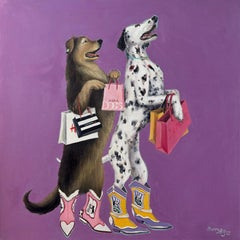 Black Friday , 80x80 cm, olio su tela