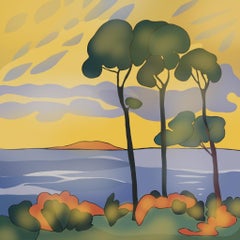 Paesaggio marino, 70x70cm, stampa su tela. Edizione 20 pezzi.