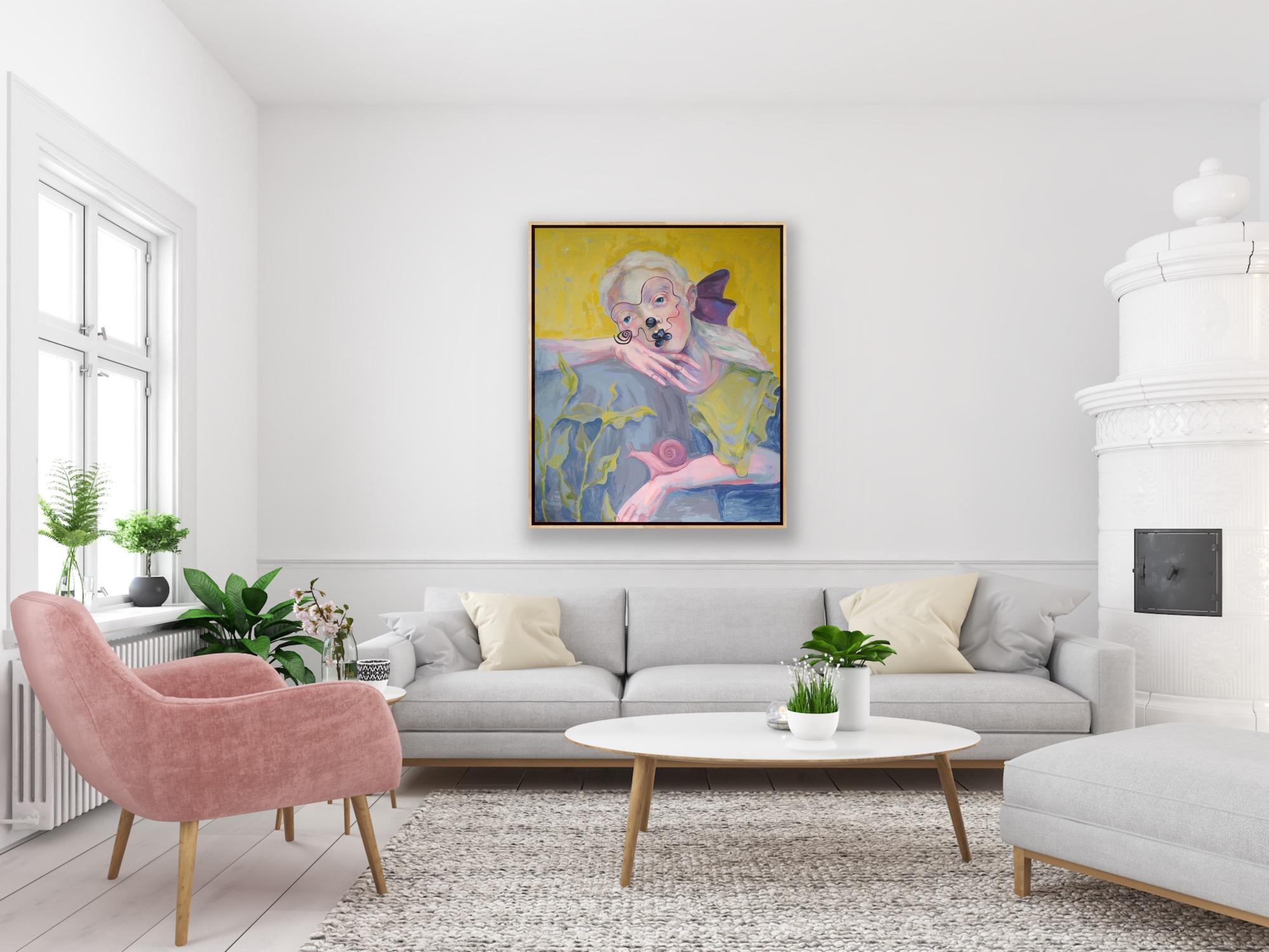 J'ai adoré le plus beau, 120 x 100 cm, acrylique sur toile en vente 2