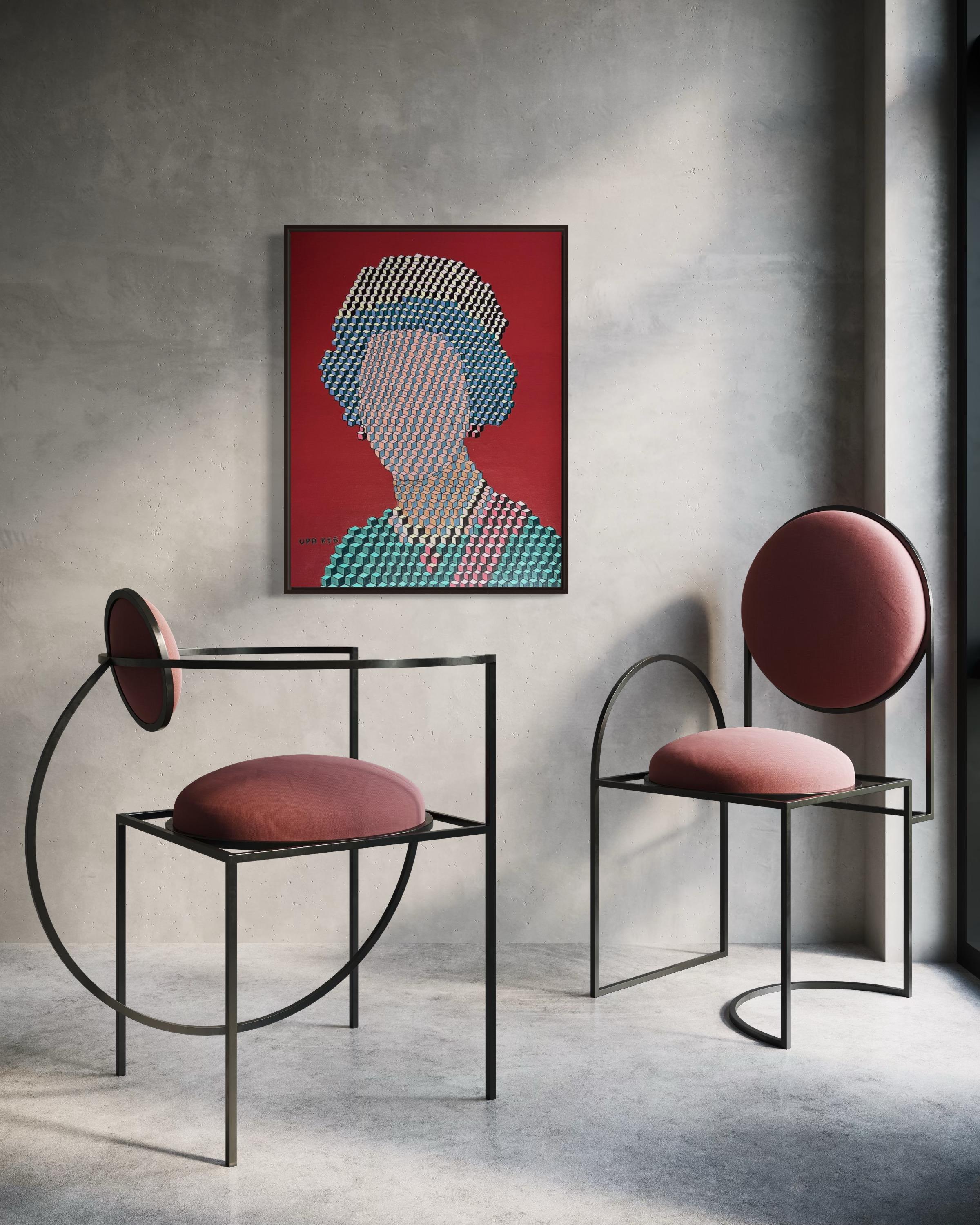 Elizabeth II., 80x60cm, Acryl auf Leinwand im Angebot 4