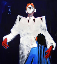 Holy embrace, 100x90cm, oil on canvas