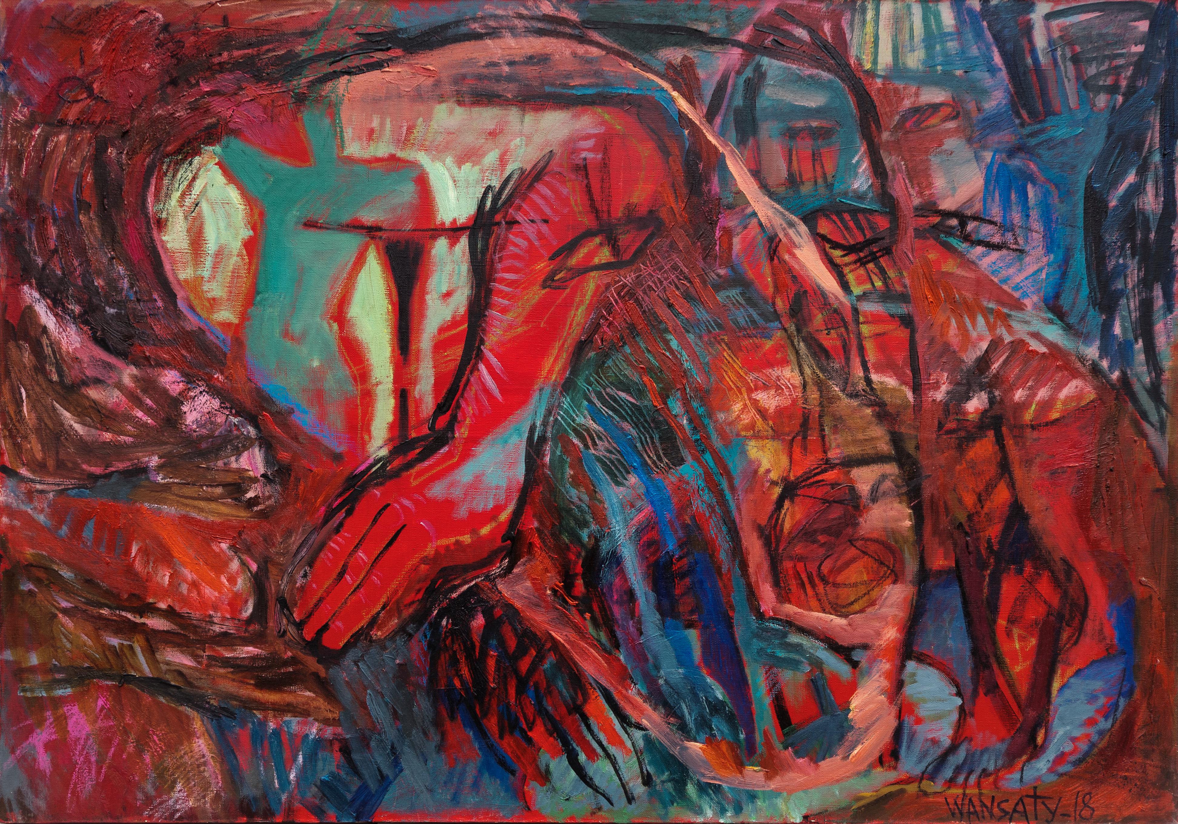 Generalización, 70x100cm, acrílico sobre lienzo