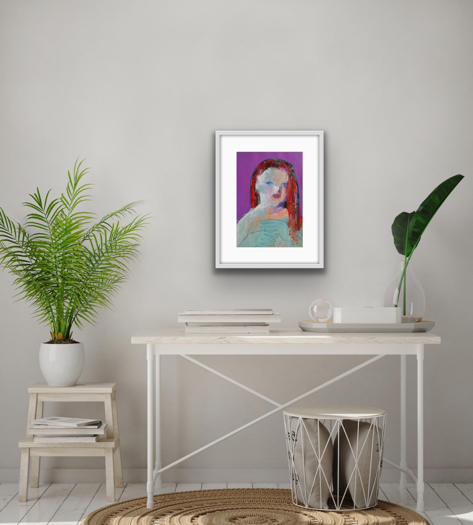N3, 42x29 cm, Acryl, Papier im Angebot 1