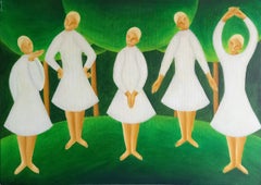 Canto nel prato, 50x70cm, olio su tela