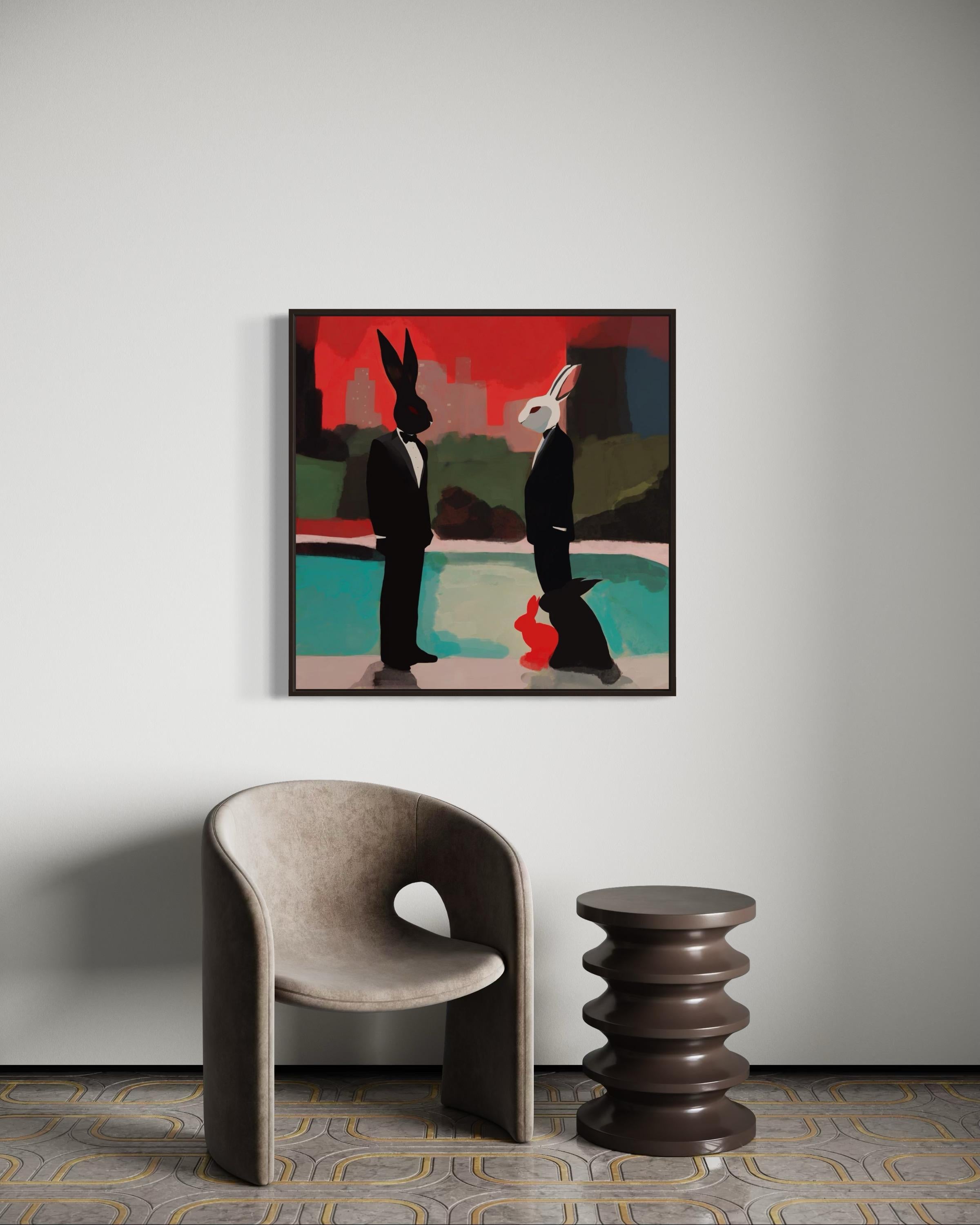 ¿Qué máscara llevas? 80x80cm, impresión sobre lienzo
Edición de 20 piezas