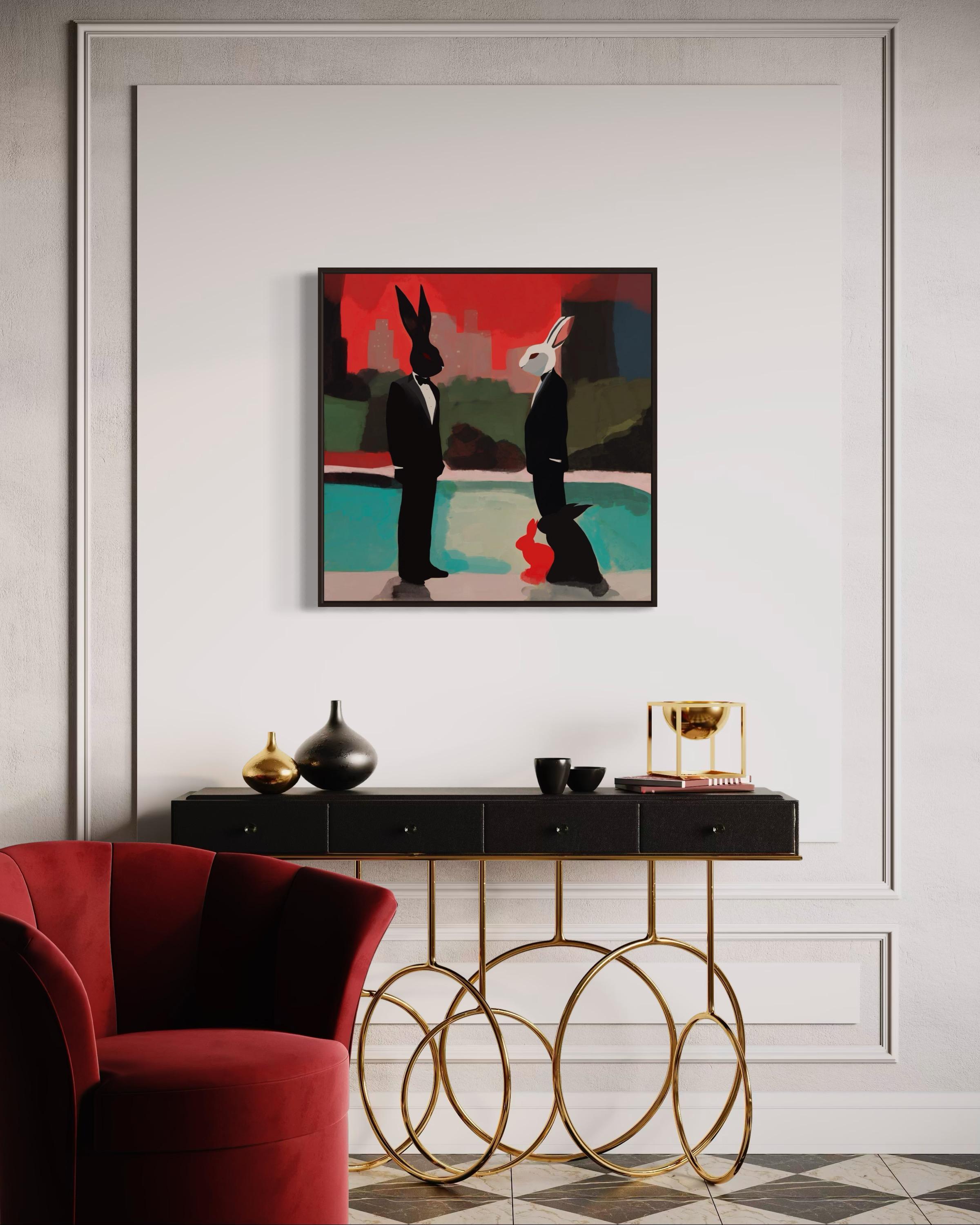 ¿Qué máscara llevas? 80x80cm, impresión sobre lienzo.Edición de 20 piezas en venta 2