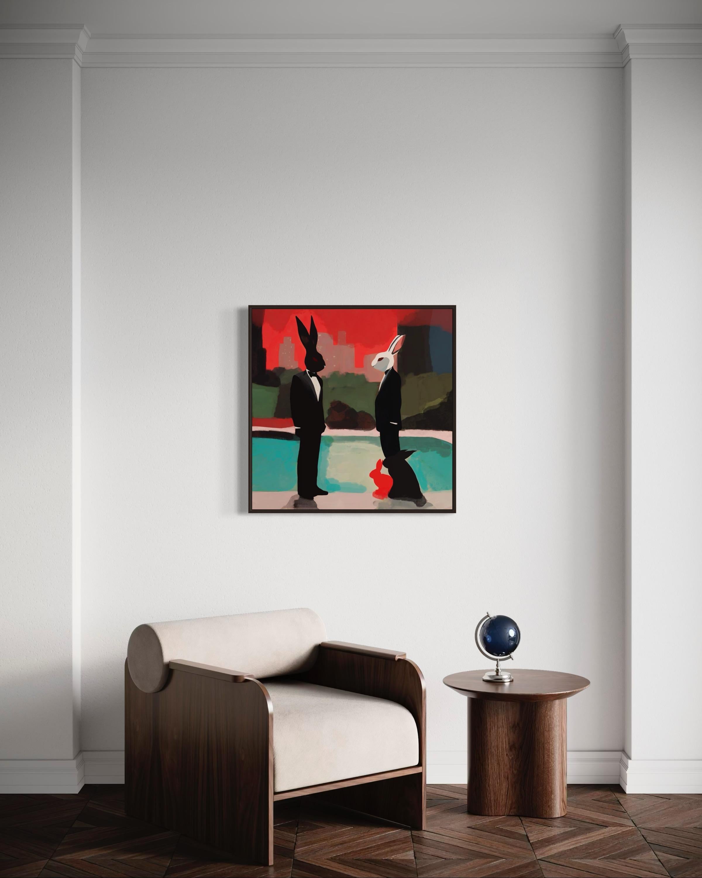 ¿Qué máscara llevas? 80x80cm, impresión sobre lienzo.Edición de 20 piezas en venta 3
