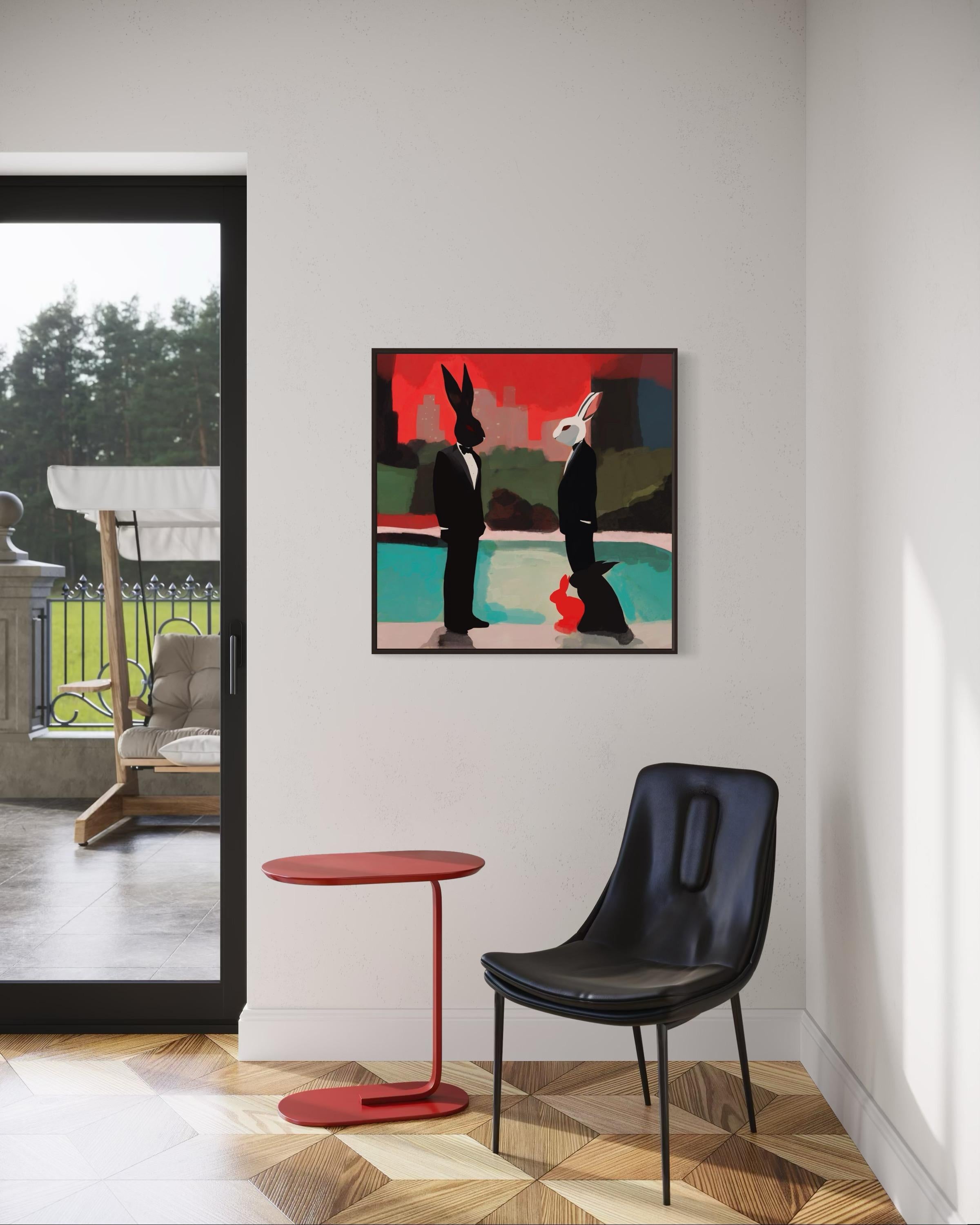 ¿Qué máscara llevas? 80x80cm, impresión sobre lienzo.Edición de 20 piezas en venta 4