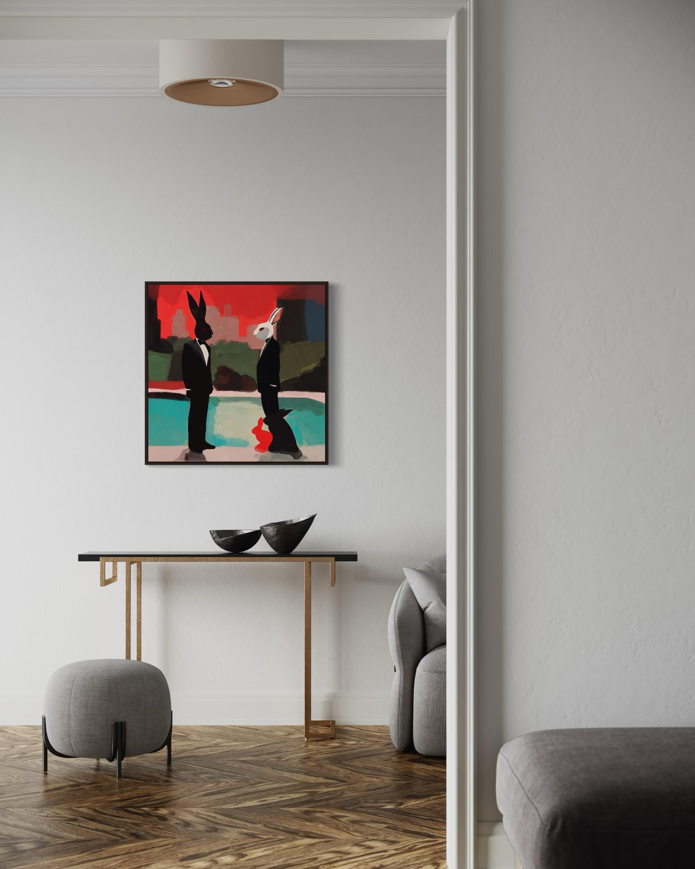 ¿Qué máscara llevas? 80x80cm, impresión sobre lienzo.Edición de 20 piezas en venta 5