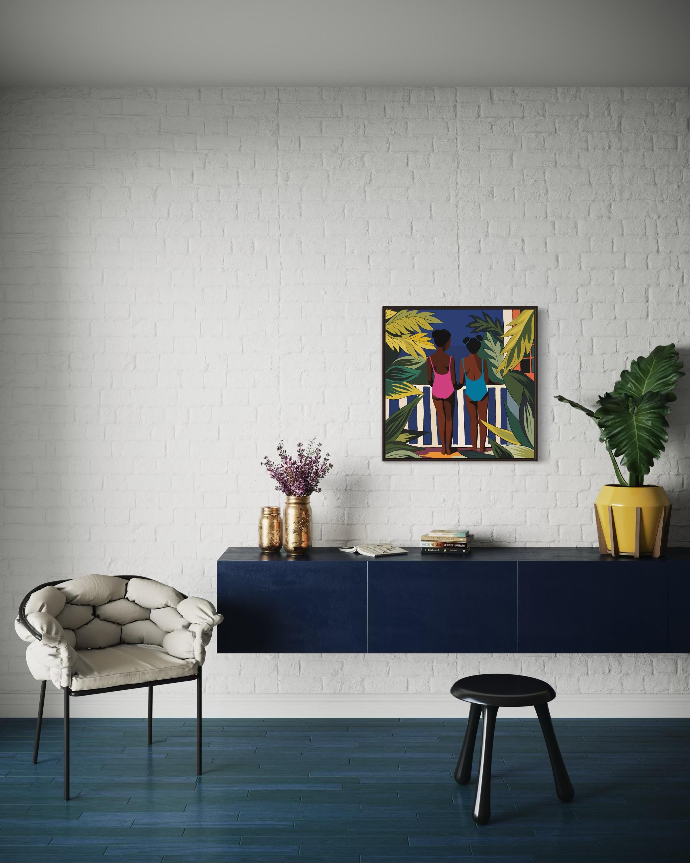 sisterhood , 70x70cm, print on canvas.Edition 20 pcs. For Sale 2