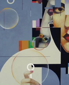 Talk. 110x90cm, acrylic on canvas