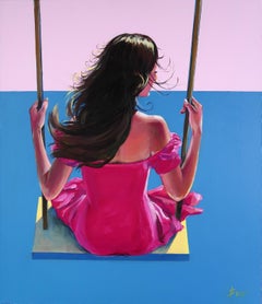 'Angel, 70x60cm, acrylic/canvas