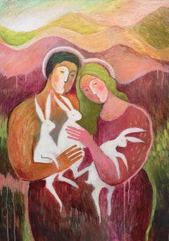 Multiplication of love, 100x80cm, acrylic on canvas