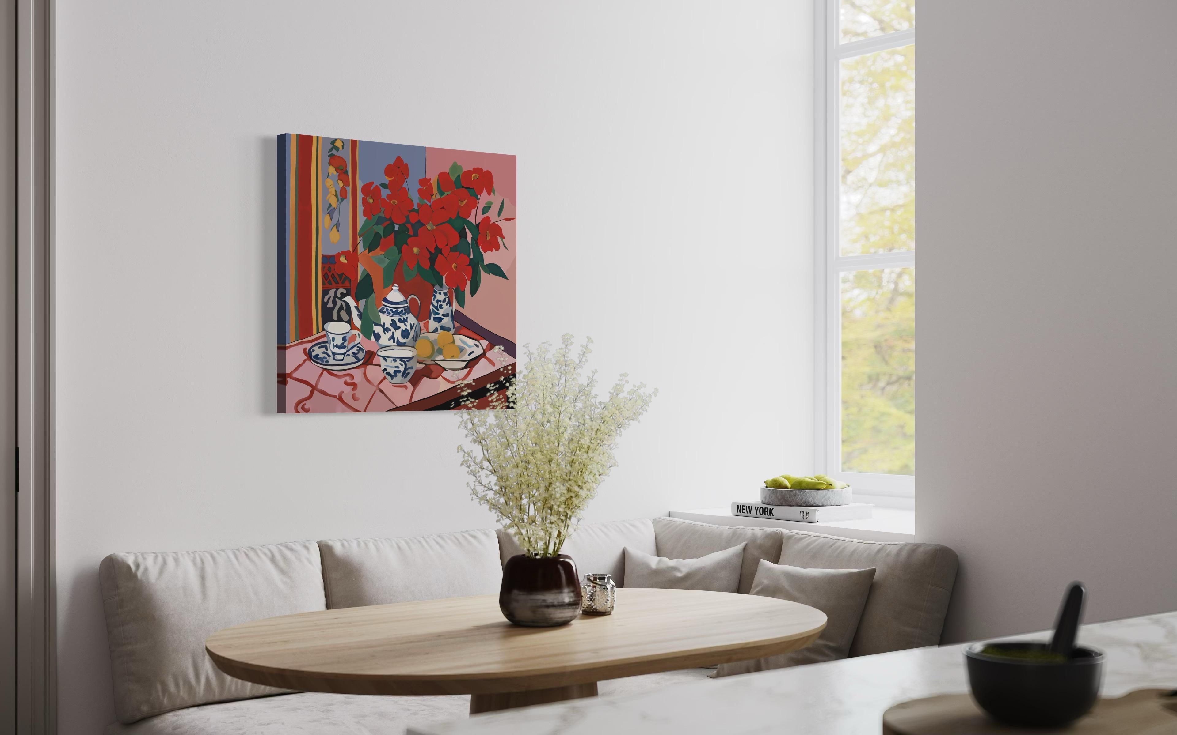 Stillleben, 70x70 cm, Druck auf Leinwand
Auflage 20 Stück.