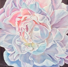 Petals Unfolding, 50*50cm, oil on canvas