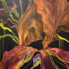 After sunset, Oil/acrylic/canvas. 60x60 cm