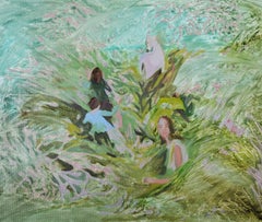 Sígueme, 43x53 cm, óleo/acrílico/lienzo