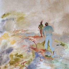 Casi allí, 50x53 cm, óleo/acrílico/lienzo
