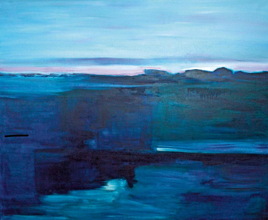 Sea, 100x120 cm, huile, toile - Art de Alexandra Lisina
